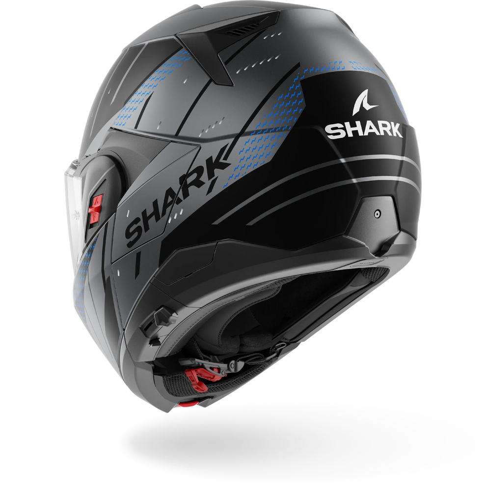 Shark OXO Flip Up Helmet Rydger Mat ABK