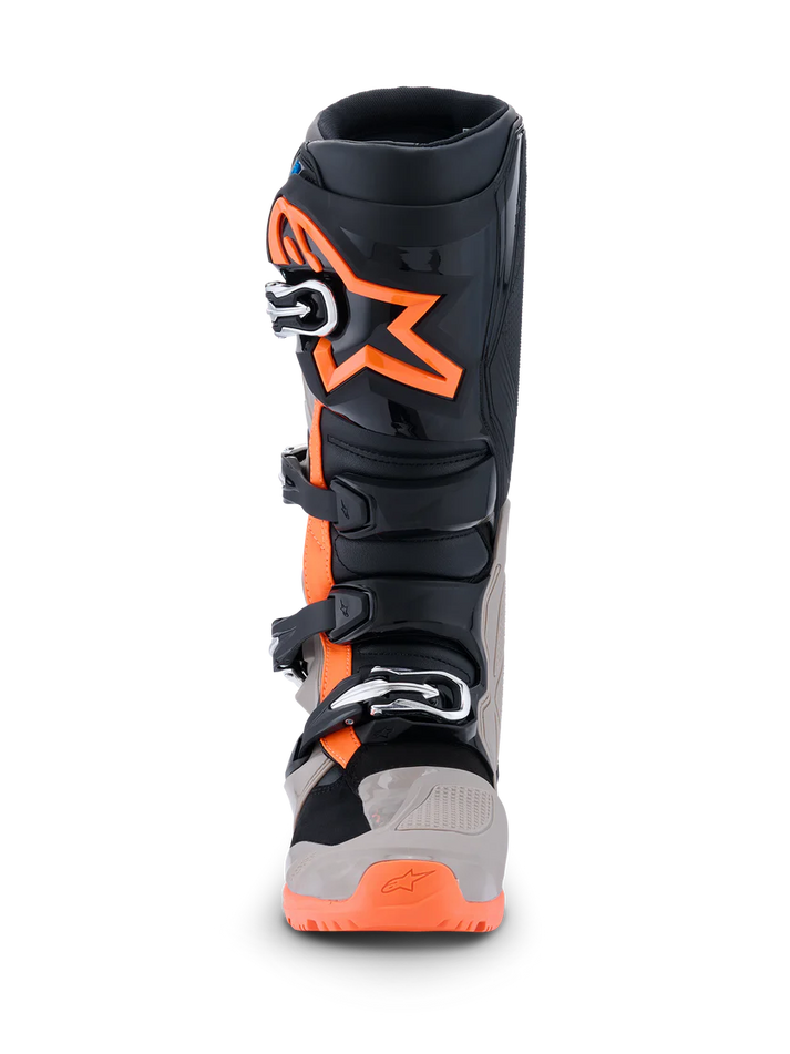 Alpinestars Tech 7 Enduro 2026 Boots White/Warm Grey/Orange Fluo