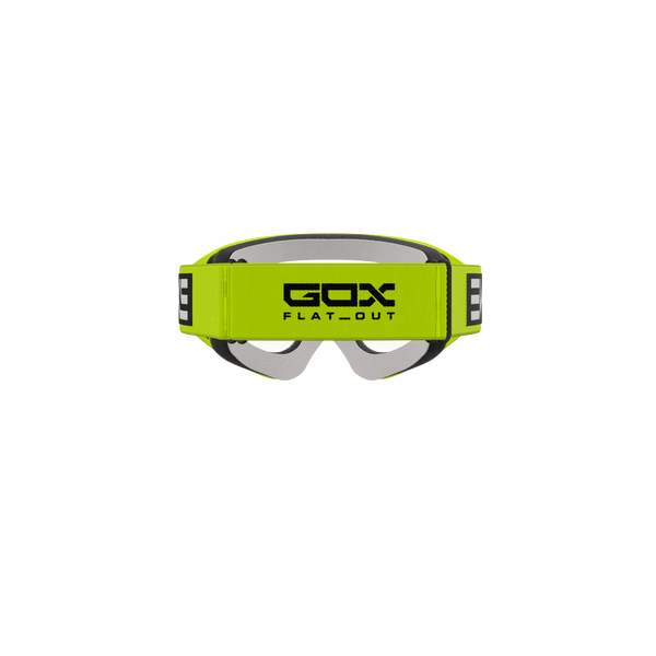 EKS Brand GOX Flat Out Gold Mirror Goggles Yellow/Black