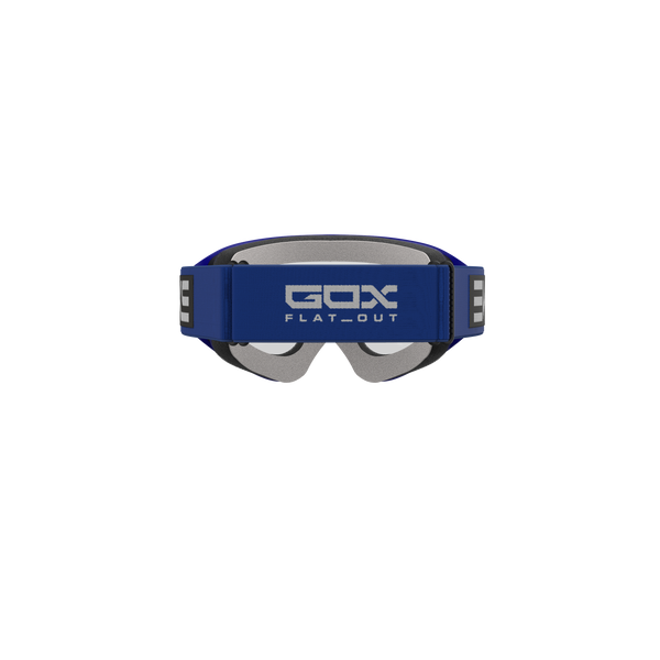 EKS Brand GOX Flat Out Clear Goggles Blue/Black