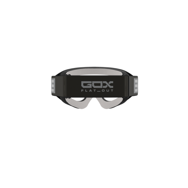 EKS Brand GOX Flat Out Clear Goggles Black/Grey