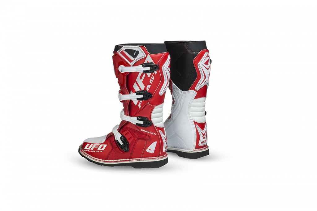 UFO MX Obsidian Boot Red