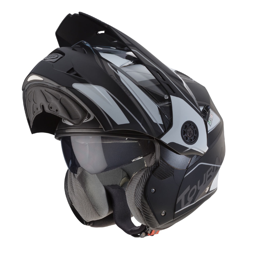 Caberg Tourmax Marathon Adventure Helmet F3 Matt Black/White/Anthracite