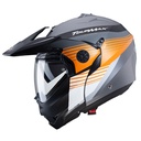 Caberg Tourmax Titan Adventure Helmet I7 Matt Gun Metal/Orange/White