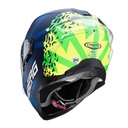 Caberg Drift Evo Storm Full Face Helmet J1 Matt Blue/Yellow Fluo/Green Fluo