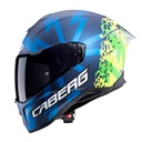 Caberg Drift Evo Storm Full Face Helmet J1 Matt Blue/Yellow Fluo/Green Fluo