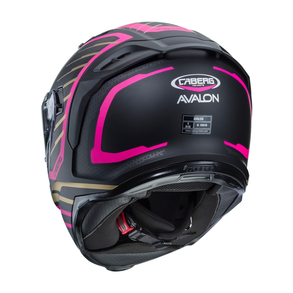 Caberg Avalon Forge Full Face Helmet G5 Matt Black/Pink/Anthracite