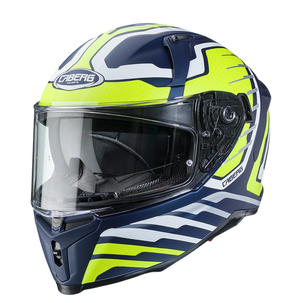 Caberg Avalon Giga Full Face Helmet J9 Matt Black/Yellow Fluo/Red Fluo