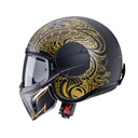 Caberg Ghost Maori Jet Helmet 97 Matt Black/Gold