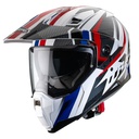 Caberg Xtrace Savana Adventure Helmet D6 White/Red/Blue