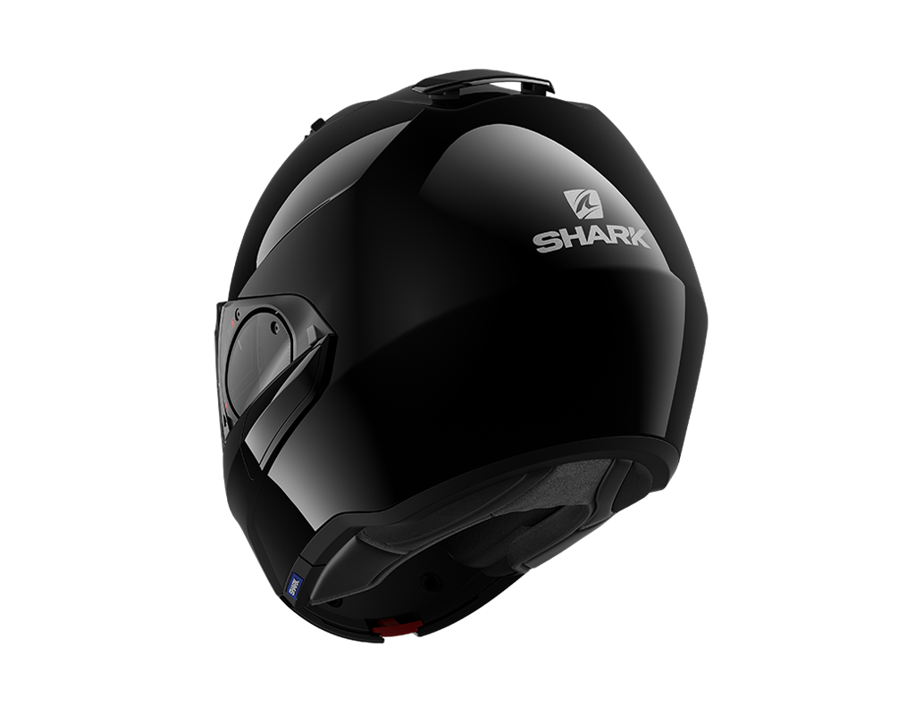 Shark Evo-ES Blank Flip Up Helmet Black