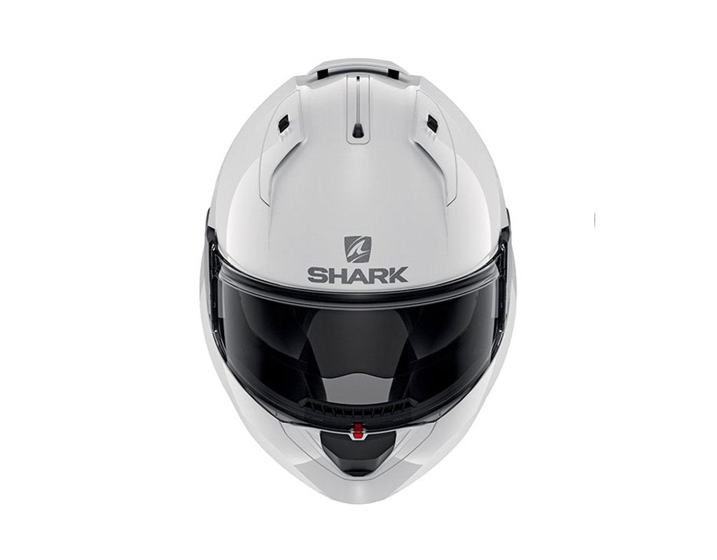 Shark Evo-ES Blank Flip Up Helmet White