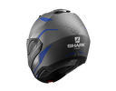 Shark Evo-ES Yari Flip Up Helmet Matt Grey/Blue