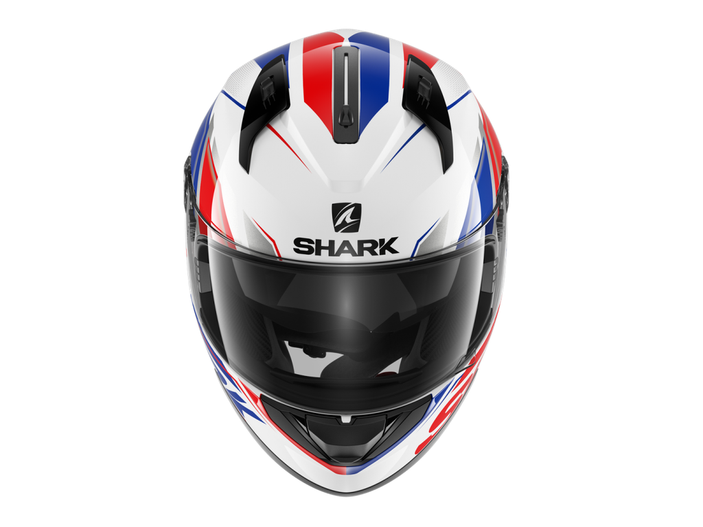 Shark Ridill 1.2 Phaz Full Face Helmet White/Blue/Red