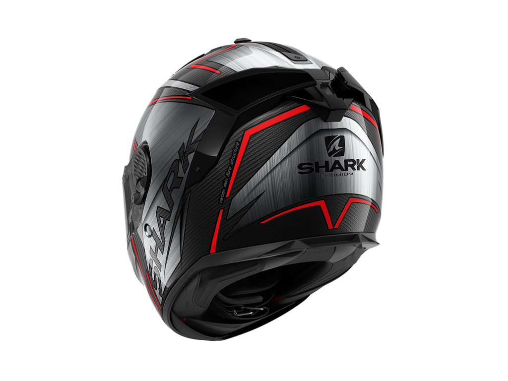 Shark Spartan GT Carbon Kromium Full Face Helmet Black/Red