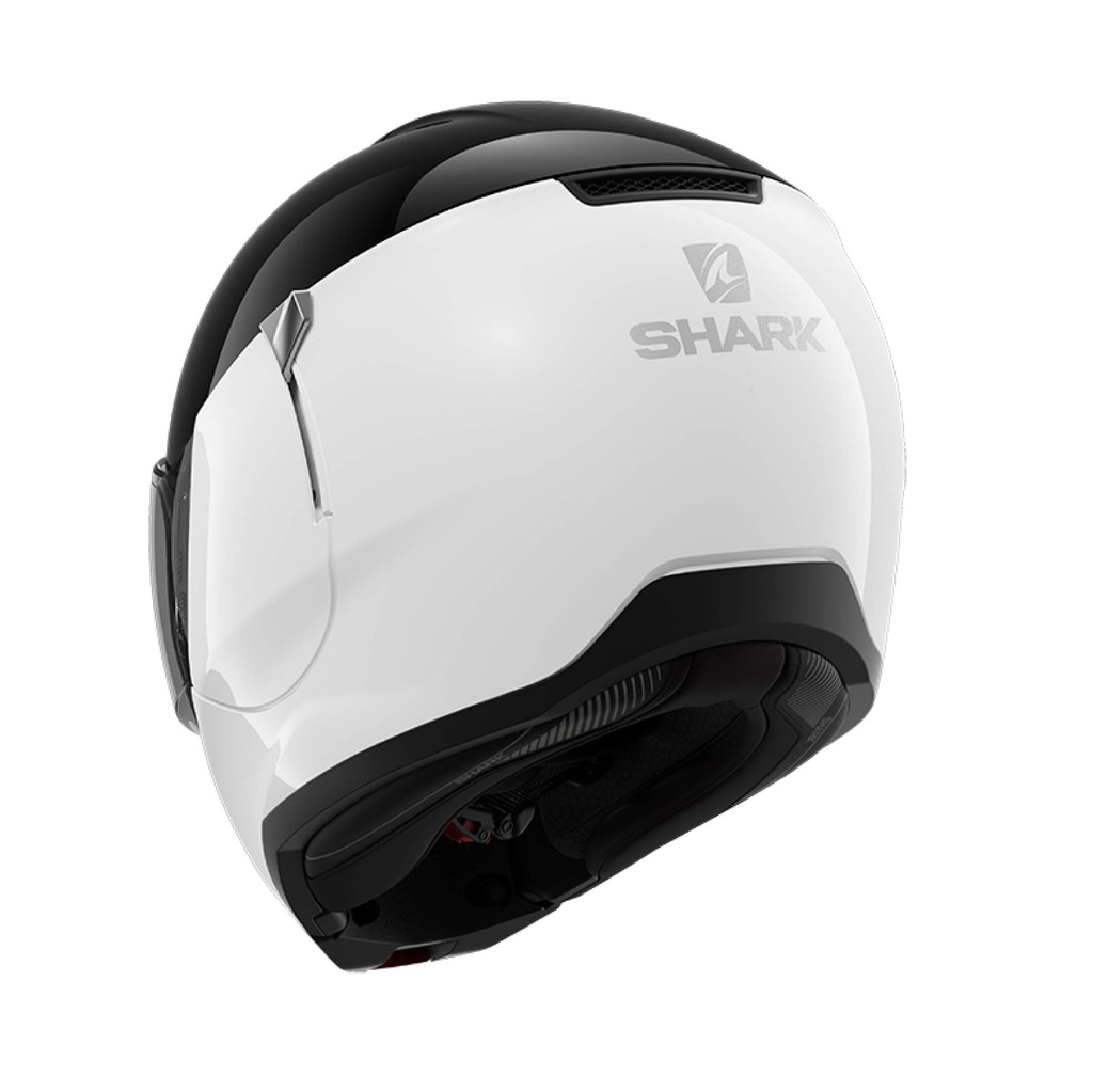 Shark Evojet Dual Blank Flip Up Helmet Matt White/Black
