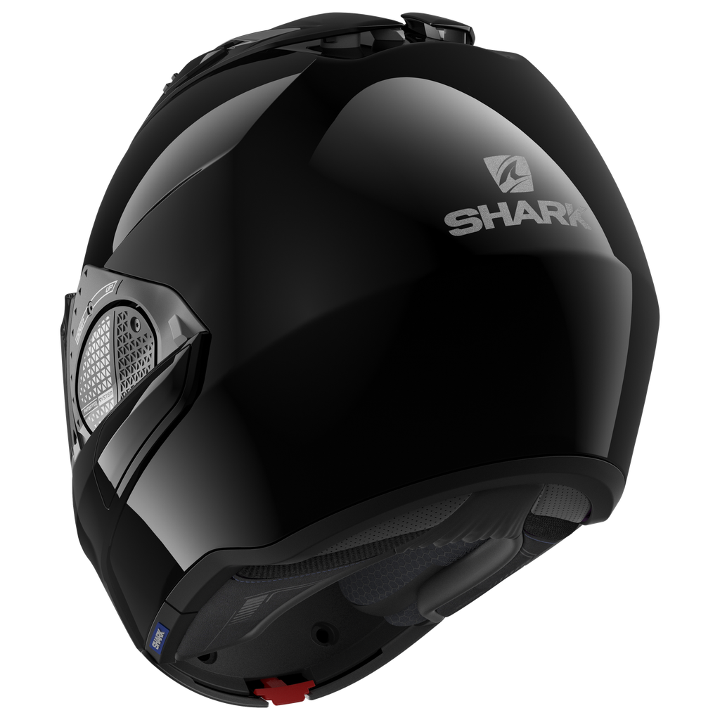 Shark Evo-GT Blank Flip Up Helmet Black