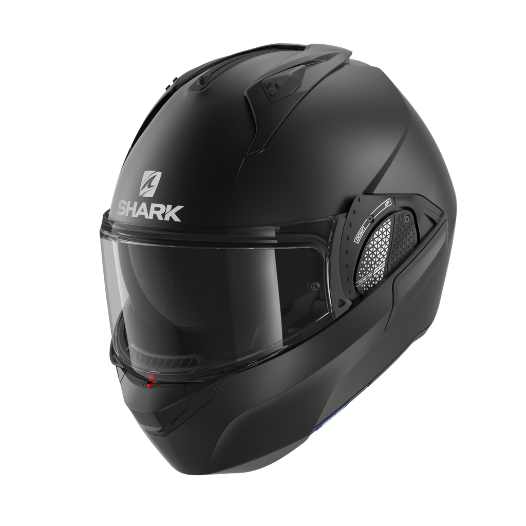 Shark Evo-GT Blank Flip Up Helmet Matt Black