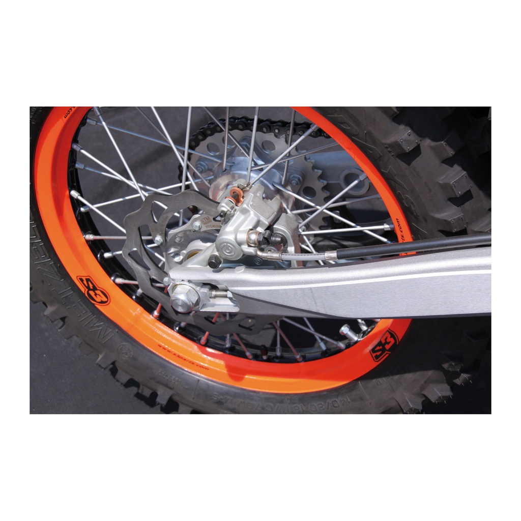 S3 Enduro Wheel Sticker Kit Blue