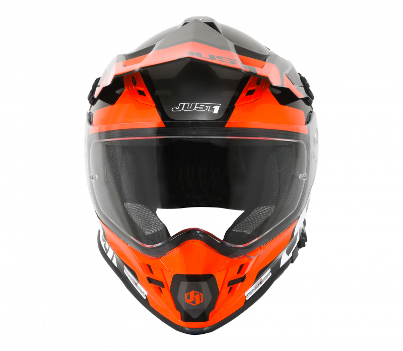 Just1 J34 Pro Tour Adventure Helmet Orange/Black