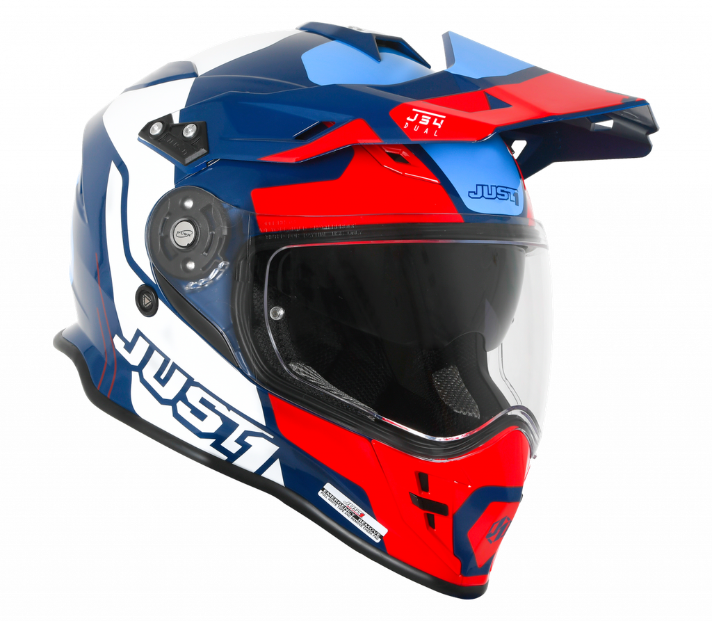 Just1 J34 Pro Tour Adventure Helmet Red/Blue