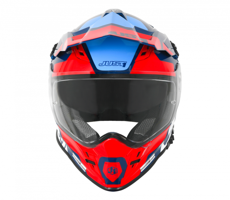 Just1 J34 Pro Tour Adventure Helmet Red/Blue