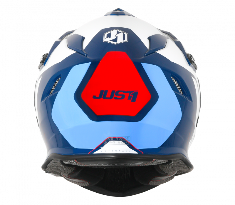 Just1 J34 Pro Tour Adventure Helmet Red/Blue