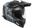 Just1 J34 Pro Tour Adventure Helmet Titanium/Black