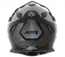 Just1 J34 Pro Tour Adventure Helmet Titanium/Black