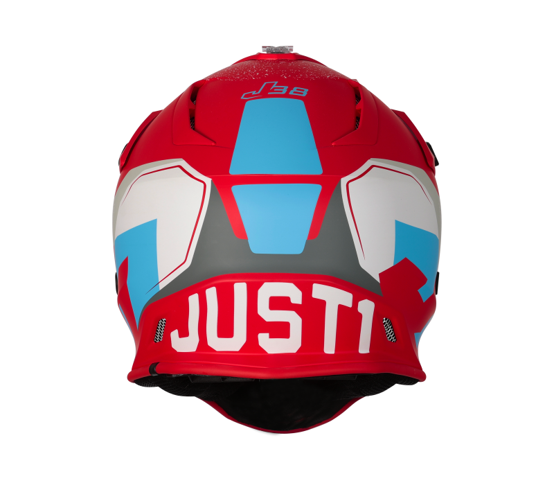Just1 J38 Korner MX Helmet Blue/Red