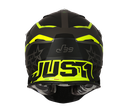 Just1 J39 Stars MX Helmet Black/Fluo Yellow/Titanium