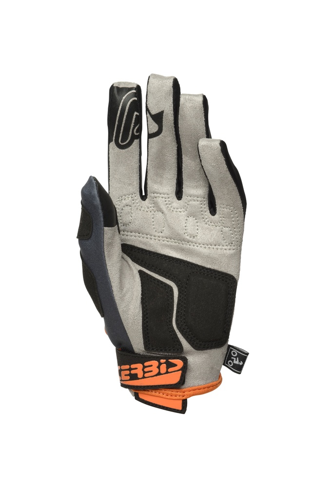 Acerbis X-H MX Gloves Grey/Orange