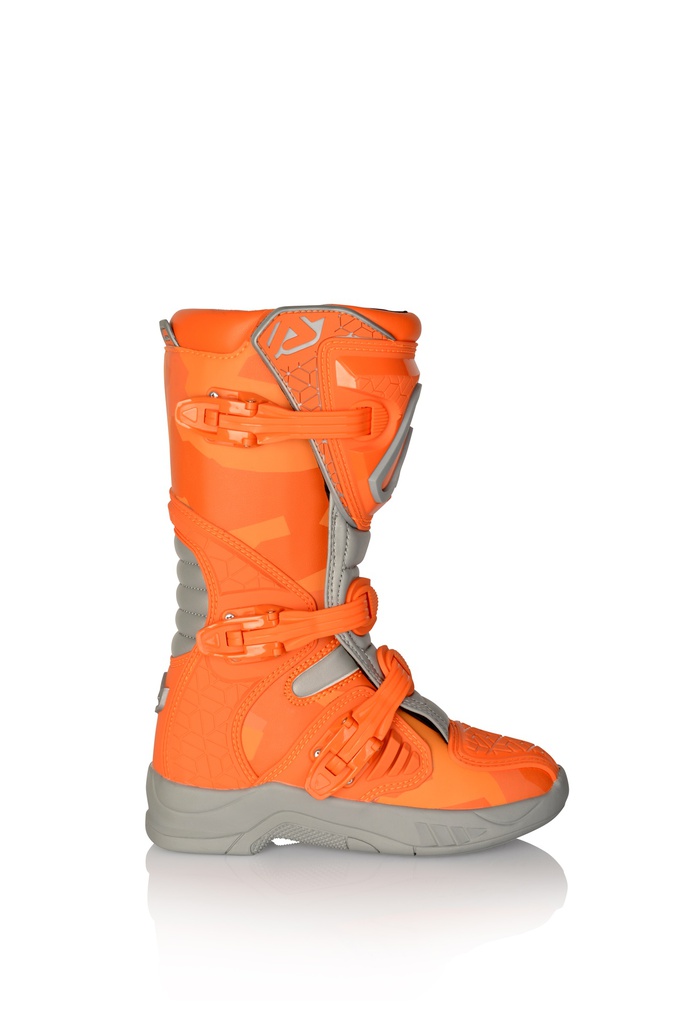 Acerbis X-Team Youth MX Boots Orange/Grey