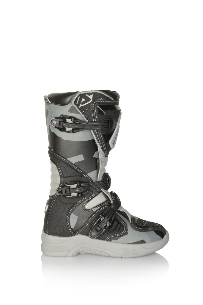 Acerbis X-Team Youth MX Boots Grey/Black