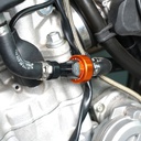 Enduro-Pro Quick Disconnect Inline Fuel Filter Orange