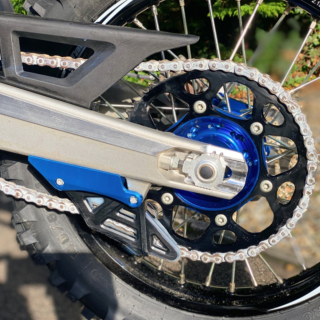 Enduro-Pro Swingarm Chain Guard Blue