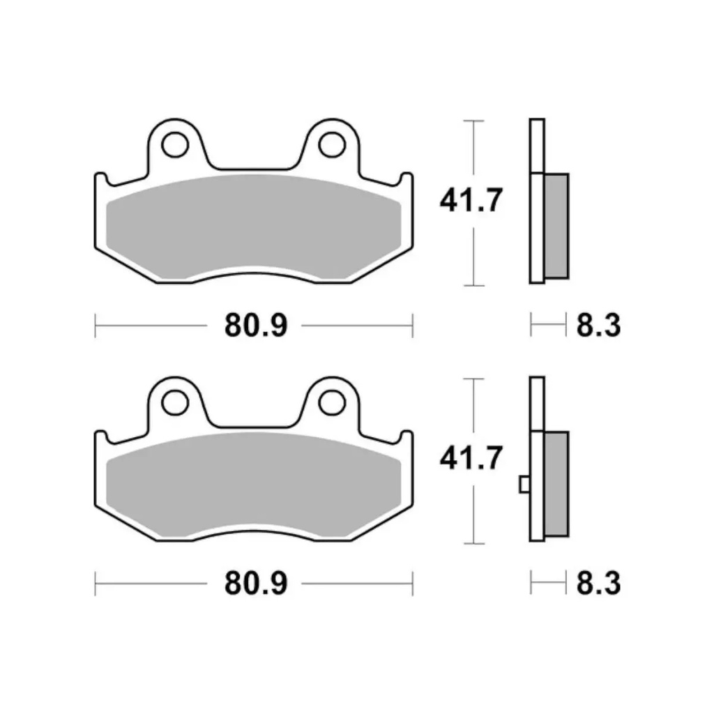 SBS Brake Pad FA411 Ceramic