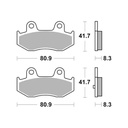 SBS Brake Pad FA411 Ceramic