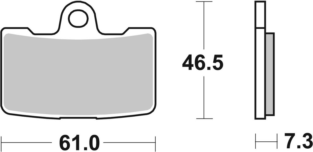 SBS Brake Pad FA454/4 American / V-Twin Sinter Front