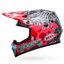 Bell MX-9 Mips Tagger Splatter MX Helmet Bright Red/Grey