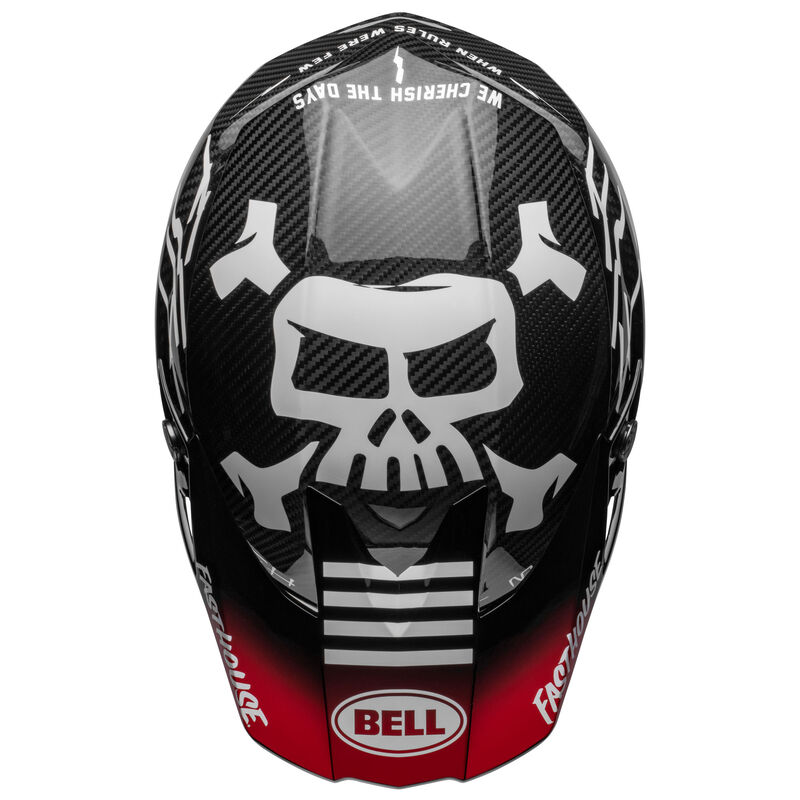 Bell Moto-10 Spherical Privateer MX Helmet Black/Red
