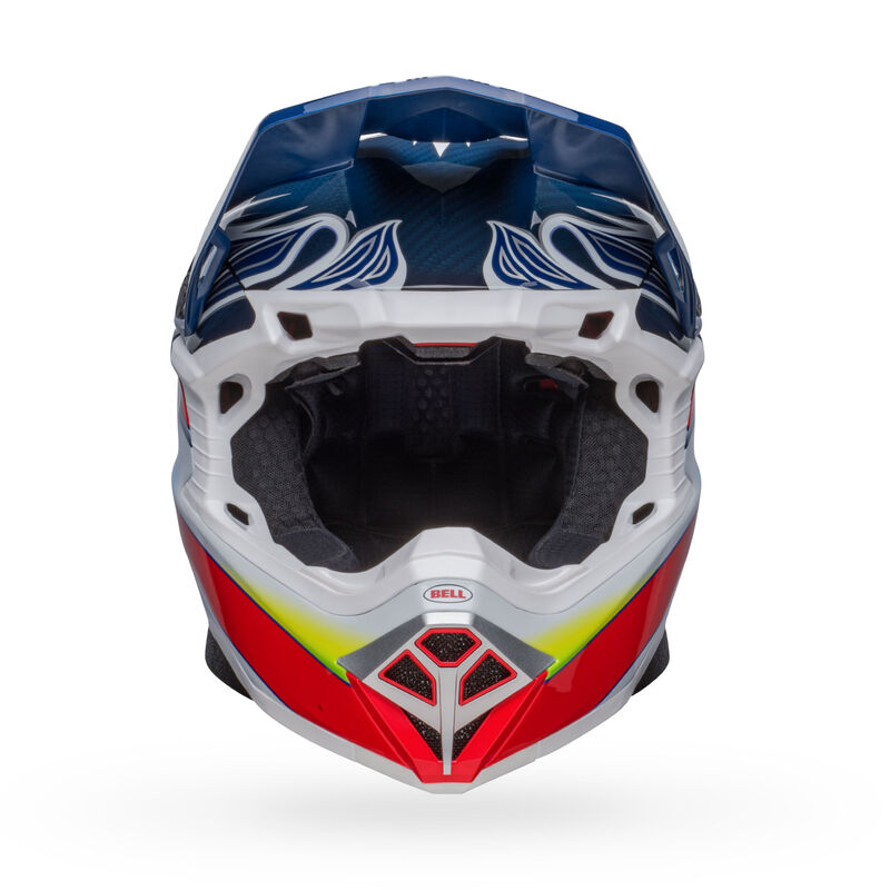 Bell Moto-10 Spherical Tomac Replica 23 MX Helmet Blue/White