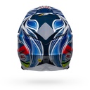 Bell Moto-10 Spherical Tomac Replica 23 MX Helmet Blue/White