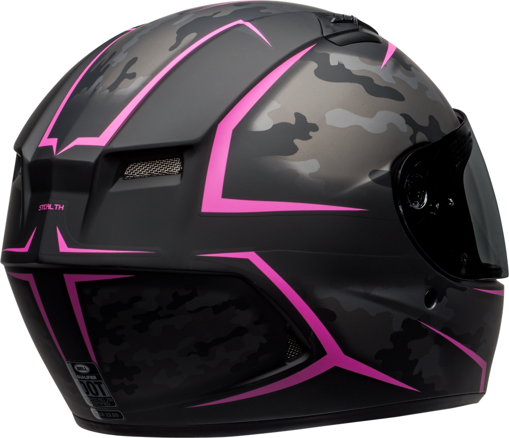 Bell Qualifier Stealth Full Face Helmet Camo Black/Pink