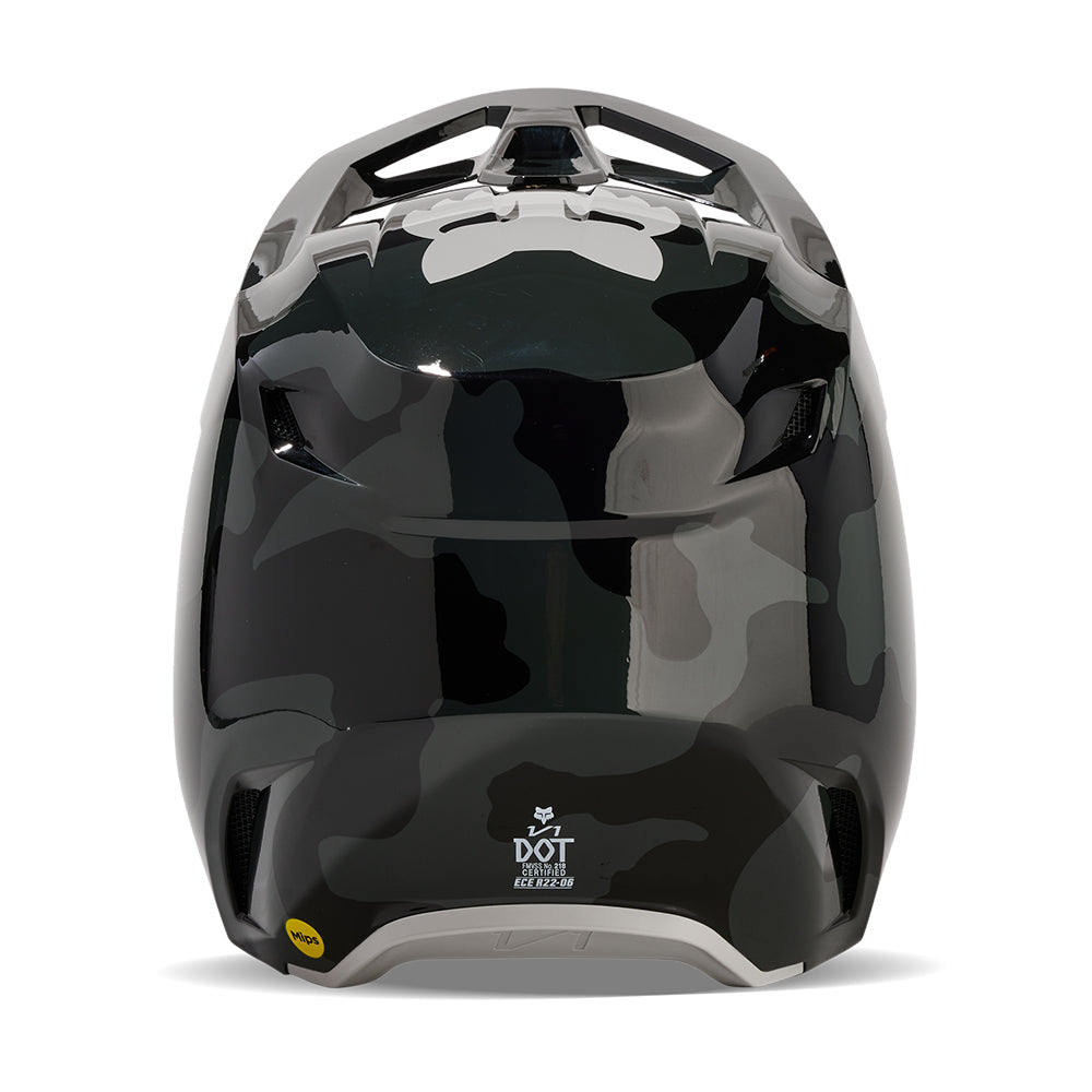 Fox V1 Bnkr MX Helmet Black Camo 