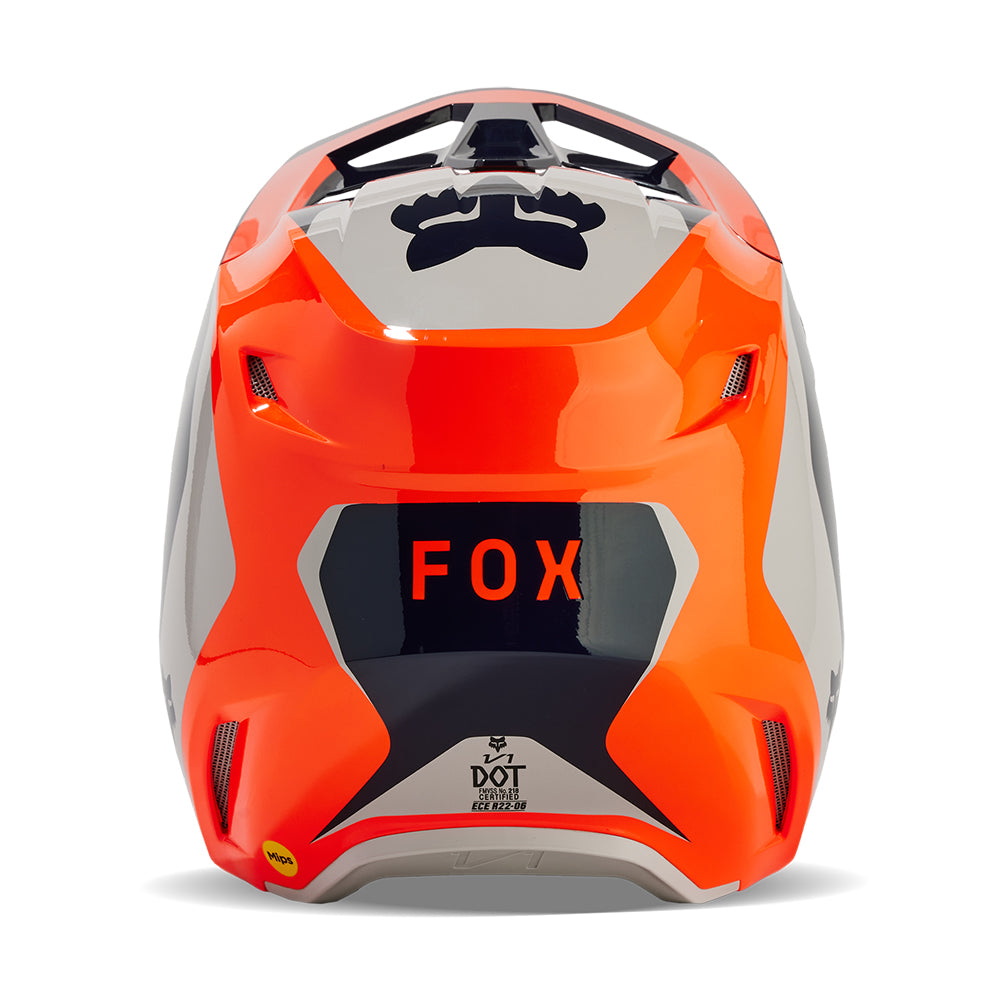Fox V1 Nitro MX Helmet Flo Orange