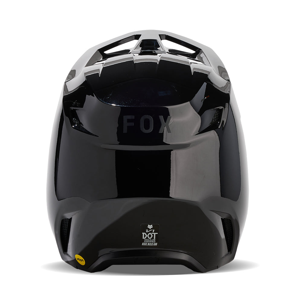 Fox V1 Solid MX Helmet Black