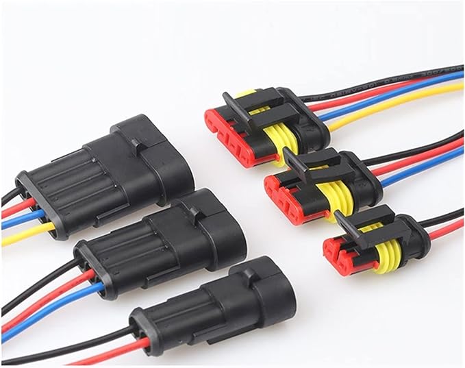 Electrical HID Waterproof Connector Plug 4-way (ea)