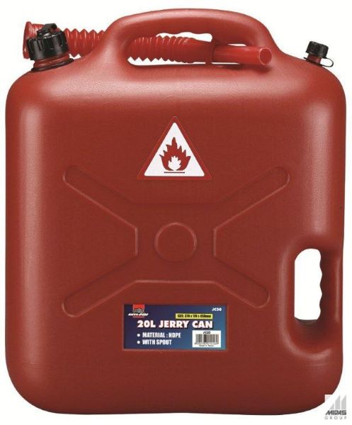 Auto Gear Jerry Can Plastic 20L