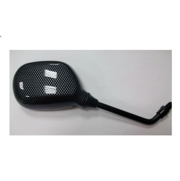 Emgo Long Stem Mirror Carbon